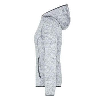 Ladies' Knitted Fleece Hoody