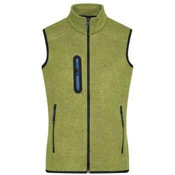 Ladies Knitted Fleece Vest 100