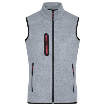 Ladies Knitted Fleece Vest 100