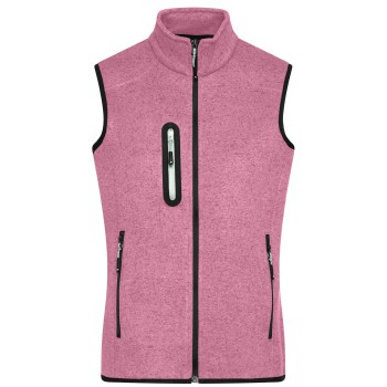 Ladies Knitted Fleece Vest 100