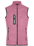 Ladies Knitted Fleece Vest 100