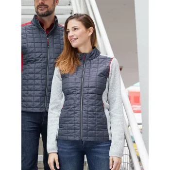 Ladies' Knitted Hybrid Jacket