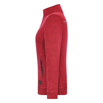 Ladies' Knitted Workwear Fleece Jacket - Solid