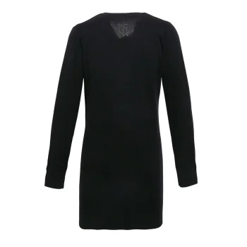 Ladies' Log Length Knitted Cardigan