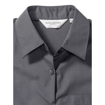 Ladies' Long Sleeve PolyCotton Poplin Shirt