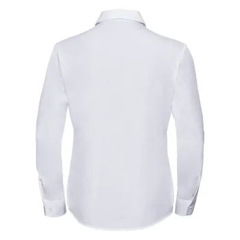 Ladies' Long Sleeve PolyCotton Poplin Shirt