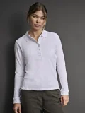 Ladies Luxury Stretch Long Sleeve Polo