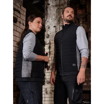 Ladies' Padded Hybrid Vest