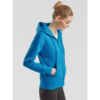Ladies Premium Hooded Sweat Jacket
