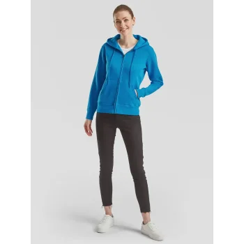 Ladies Premium Hooded Sweat Jacket