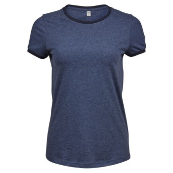 Ladies Ringer Tee 100%C