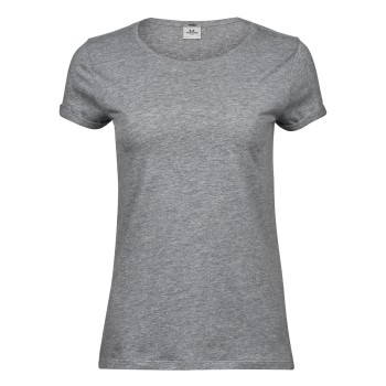 Ladies Roll-Up Tee 100%C