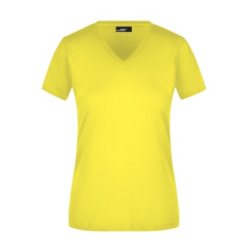 LADIES SLIM FIT V-T 100%C J&N