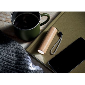 LITE - Torcia ricaricabile in legno