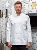 Long Sleeve Press Stud Chef''s Jacket