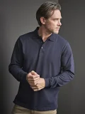 Luxury Stretch Long Sleeve Polo