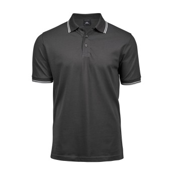 Luxury Stripe Polo 95%C 5%E