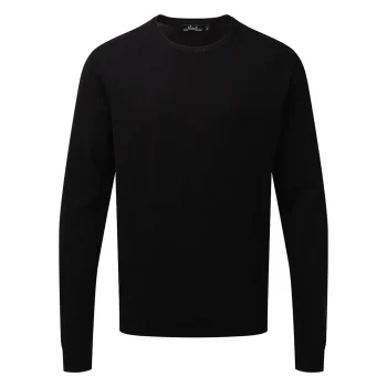Men's Crew Neck Cotton Rich Knitted Sweater