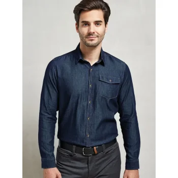 Men''s Jeans Stitch Denim Shirt