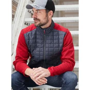 Men's Knitted Hybrid Jacket