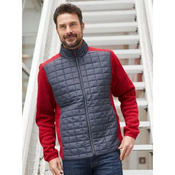 Men's Knitted Hybrid Jacket