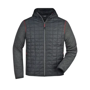 Men's Knitted Hybrid Jacket