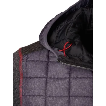 Men's Knitted Hybrid Jacket