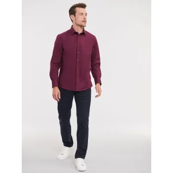 Men's Long Sleeve Easy Care Fitted Shirt