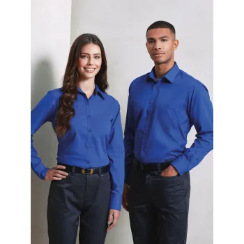 Men's Long Sleeve Poplin Shirt