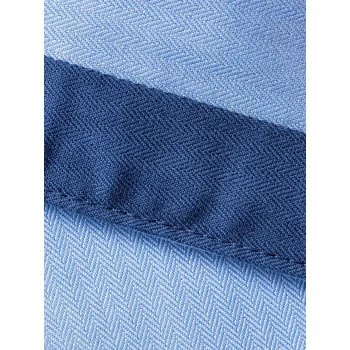 Men´s Long Sleeve Tailored Contrast Herringbone Shirt