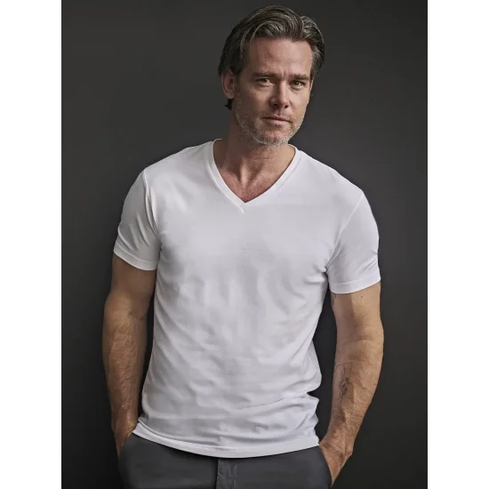Men's Stretch V-neck tee