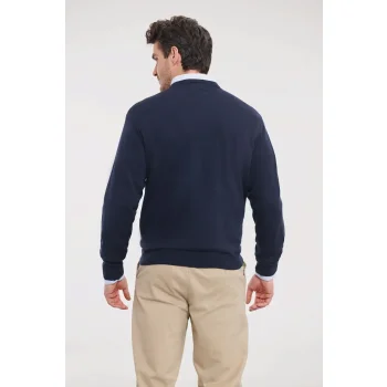 Men's V-Neck Knitted Pullover