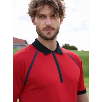 Men's Zip-Polo