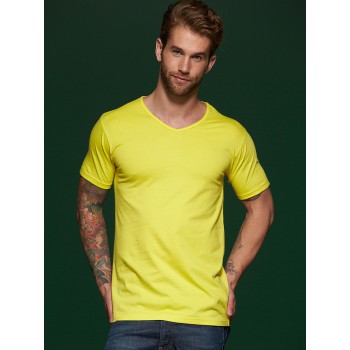 MEN SLIM FIT V-T 100%C J&N