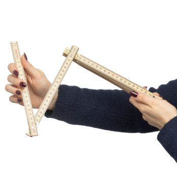 Metro pieghevole in legno di betulla Ezio