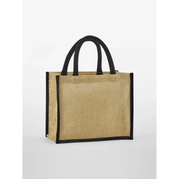 Natural Starched Jute Mini Gift Bag