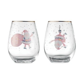 NOEL - Set di 2 bicchieri di Natale