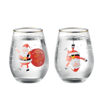 NOEL - Set di 2 bicchieri di Natale