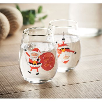 NOEL - Set di 2 bicchieri di Natale