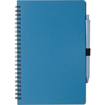 Notebook in fibra di grano con penna Massimo