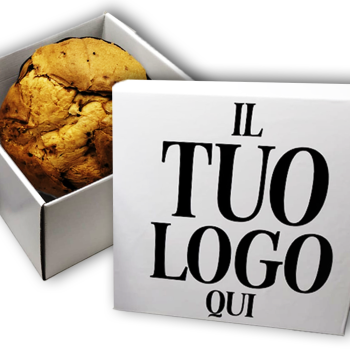 PANETTONE CON BOX PERSONALIZZATO