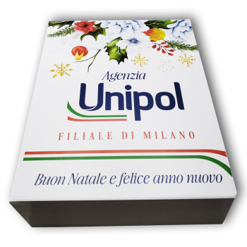 PANETTONE CON BOX PERSONALIZZATO + PROSECCO