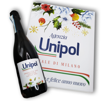 PANETTONE CON BOX PERSONALIZZATO + PROSECCO