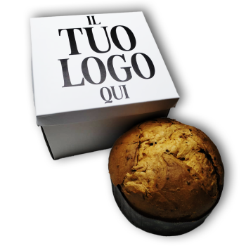 PANETTONE CON BOX PERSONALIZZATO