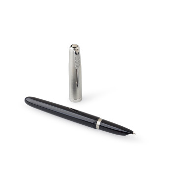 Parker, penna stilografica 51 in acciaio inox