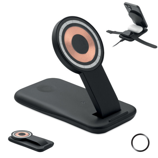 PENDOLESS - Caricatore wireless 3 in 1 da 1