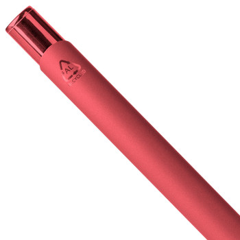 Penna a sfera alluminio riciclato con rivestimento gommato Anisa