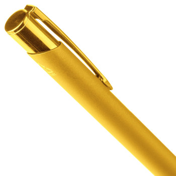 Penna a sfera alluminio riciclato con rivestimento gommato Anisa