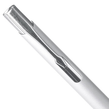 Penna a sfera alluminio riciclato con rivestimento gommato Anisa