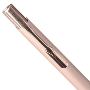 Penna a sfera alluminio riciclato con rivestimento gommato Anisa